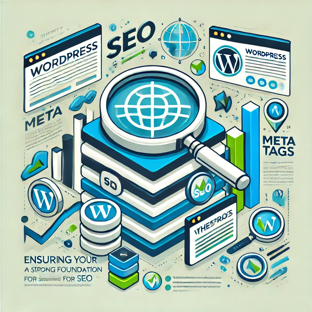 DALL·E-2024-12-10-16.33.24-An-infographic-highlighting-the-importance-of-ensuring-a-WordPress-theme-has-a-strong-foundation-for-SEO.-Features-include-icons-such-as-a-magnifying-