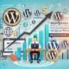 DALL·E-2024-12-10-17.36.42-A-visually-appealing-illustration-of-a-person-sitting-at-a-desk-with-a-laptop-surrounded-by-symbols-of-WordPress-dollar-signs-and-upward-trending-g