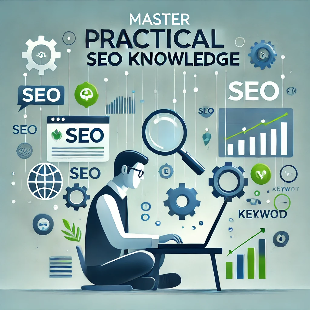 DALL·E-2024-12-15-16.26.42-An-educational-and-inspiring-image-representing-the-concept-of-acquiring-practical-SEO-knowledge.-The-design-features-a-person-working-on-a-laptop-wit