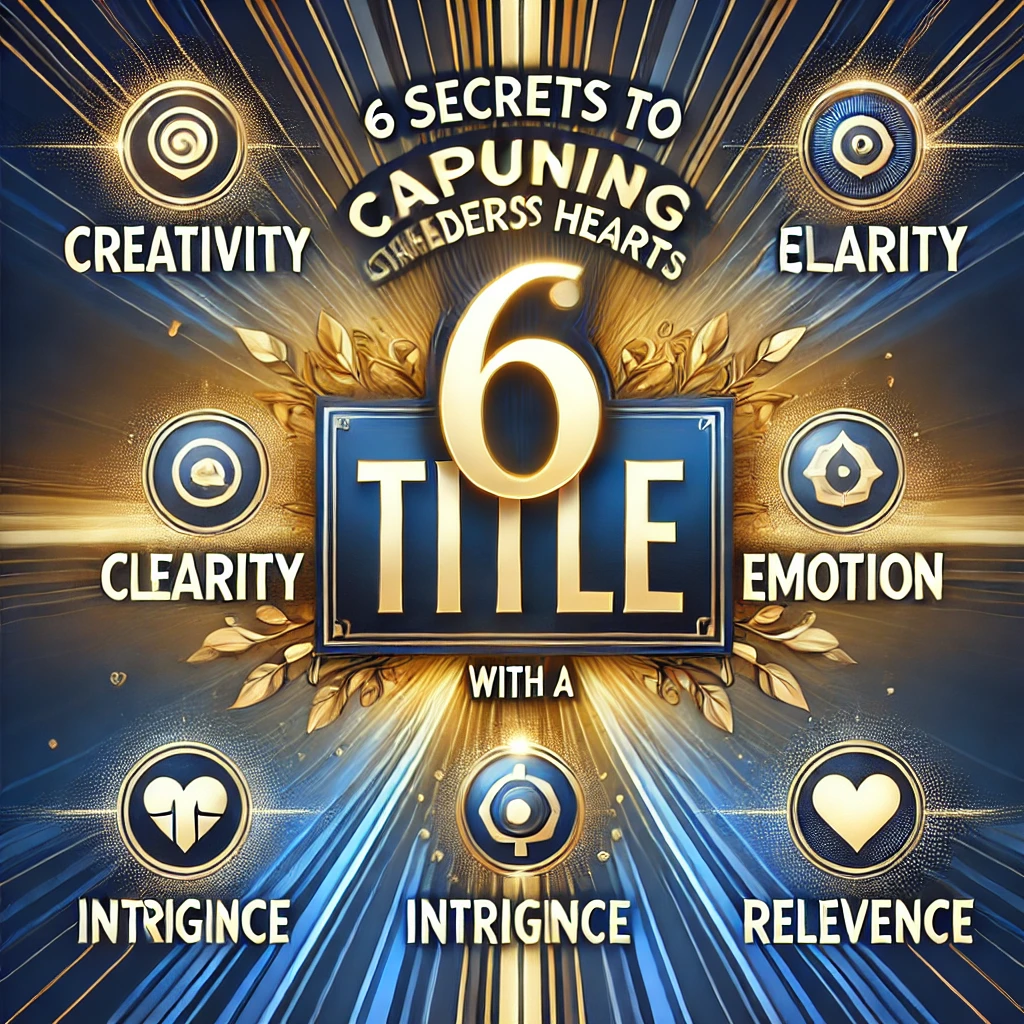 DALL·E-2025-01-02-20.58.05-A-dynamic-conceptual-illustration-for-the-phrase-6-Secrets-to-Capturing-Readers-Hearts-with-a-Title.-The-design-features-a-bold-glowing-title-surr