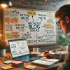 DALL·E-2025-01-25-18.04.08-A-realistic-image-representing-the-thought-process-for-crafting-a-specialized-blog-title.-The-scene-features-a-creative-workspace-with-a-laptop-displa