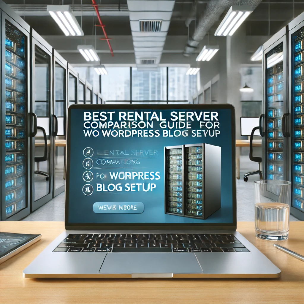 DALL·E-2025-02-02-17.12.43-A-high-resolution-photograph-of-a-professional-office-workspace-with-a-laptop-displaying-the-text-Best-Rental-Server-Comparison-Guide-for-WordPress-B
