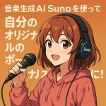 Use the music generation AI Suno to create your own original vocalist