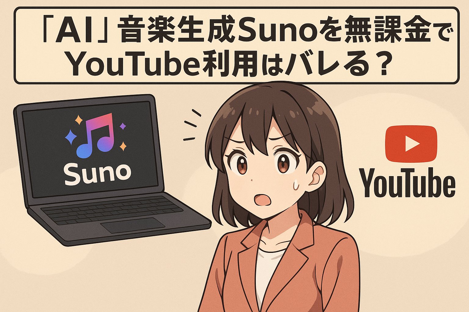 Will using Suno AI music generation for free on YouTube get detected