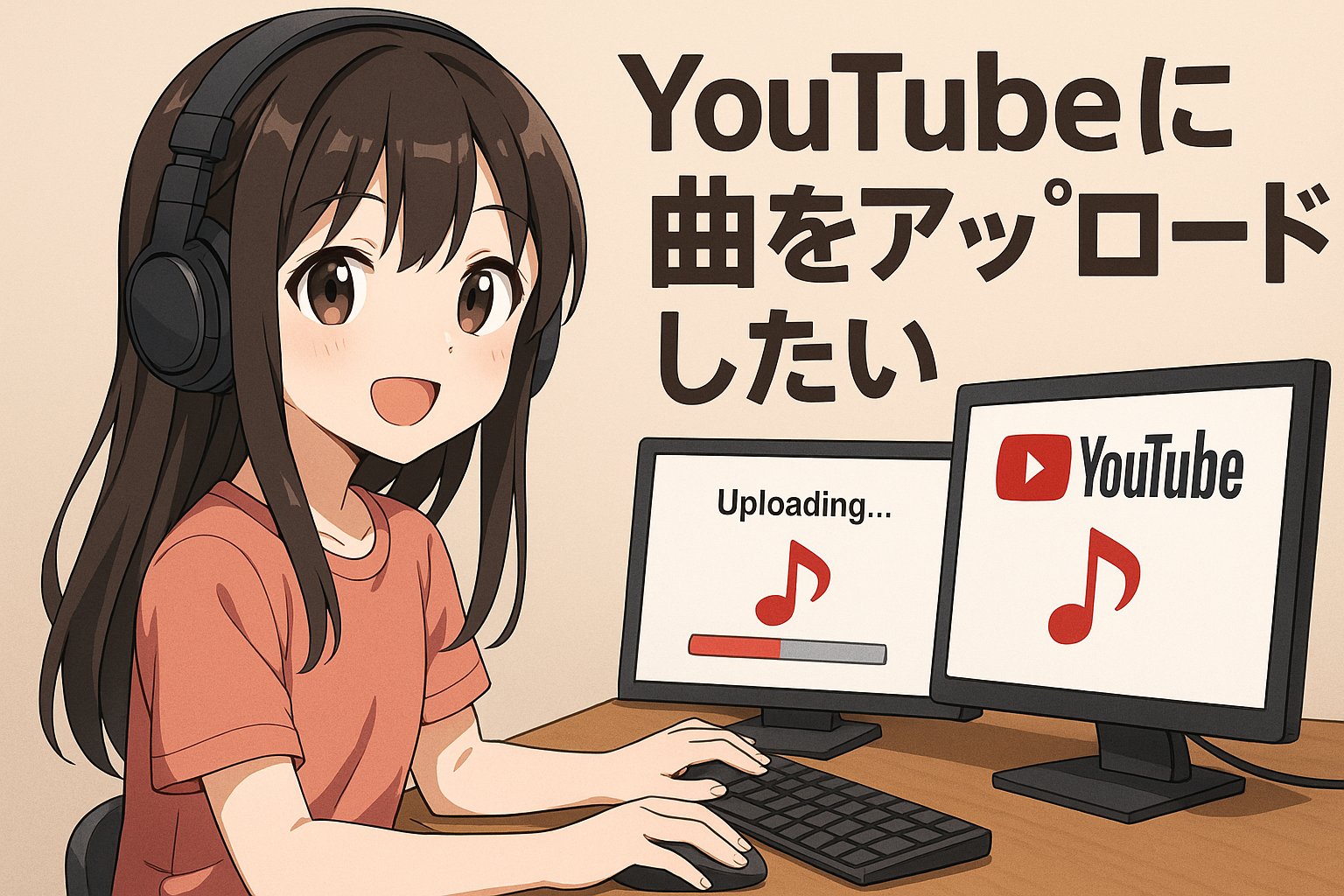 I want to upload my song to YouTube