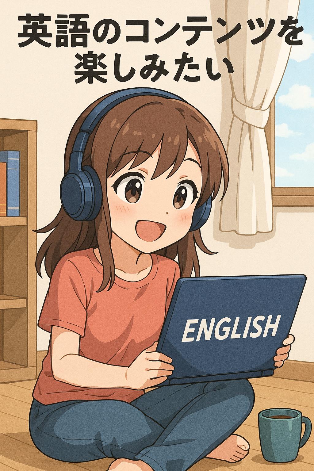 I want to enjoy English content