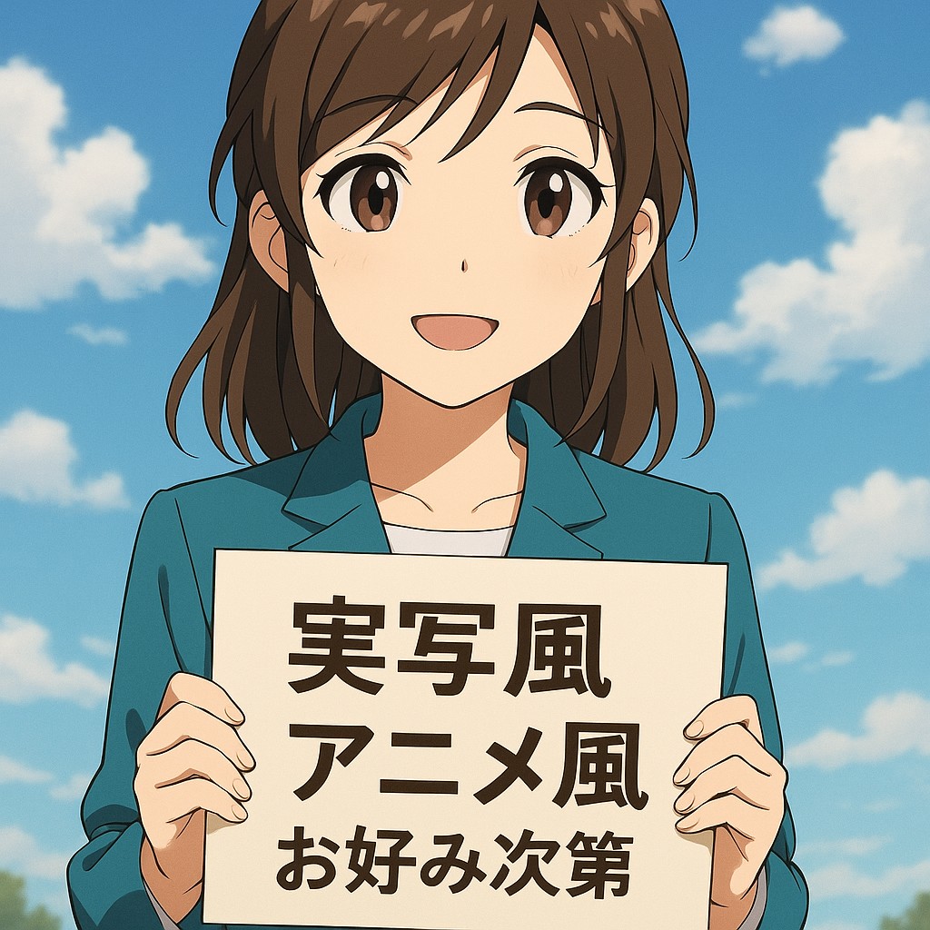Photorealistic or Anime-style, It's Up to You