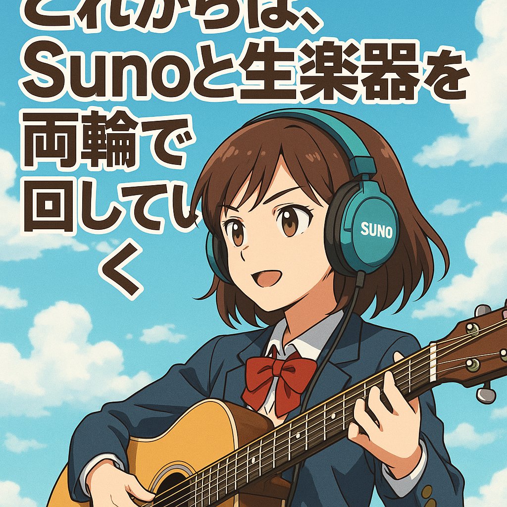 From now on, we'll move forward with Suno and live instruments working together