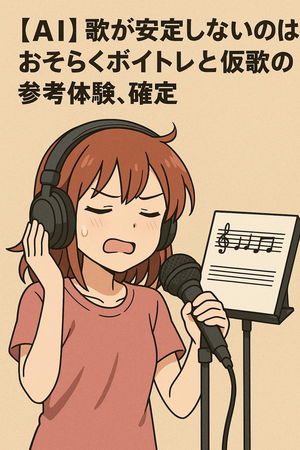 [AI] The reason your singing is unstable is probably due to vocal training and reference demo experience — confirmed