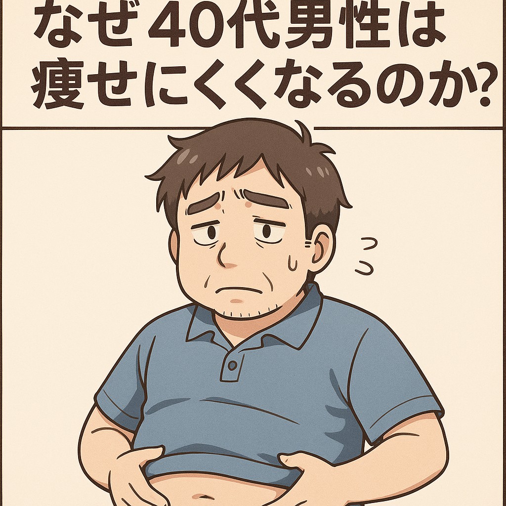 Why do men in their 40s find it harder to lose weight