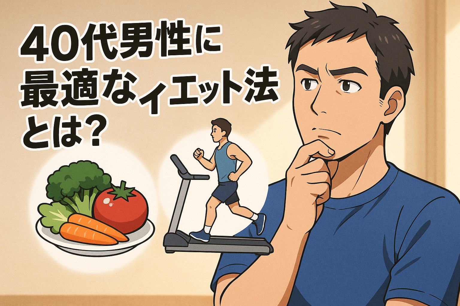 What is the best diet method for men in their 40s