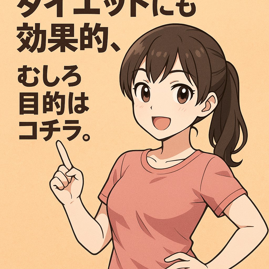 It’s effective for dieting too — in fact, this is the real purpose