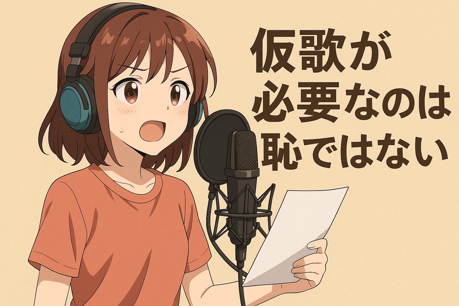 It's not shameful to need a guide vocal