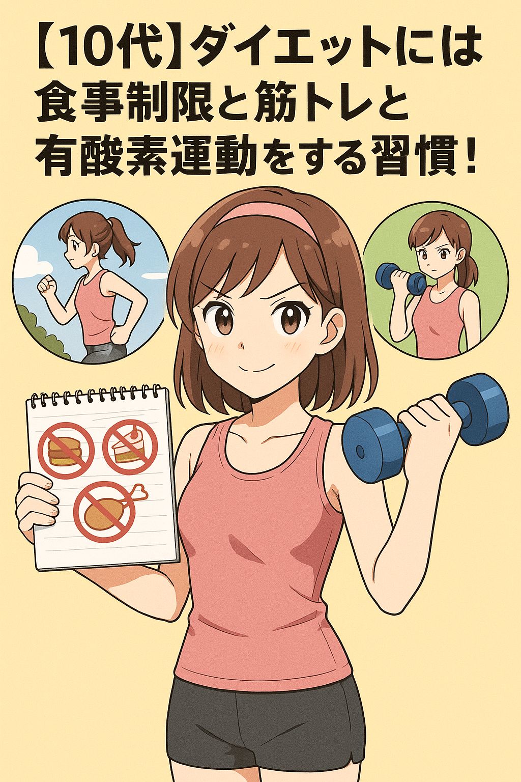 [Teens] Build the Habit of Diet Control, Strength Training, and Aerobic Exercise for Effective Weight Loss