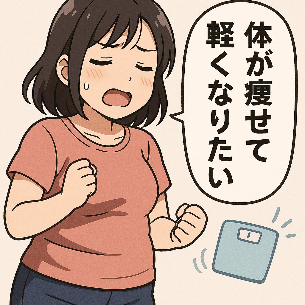 I want to lose weight and feel lighter.