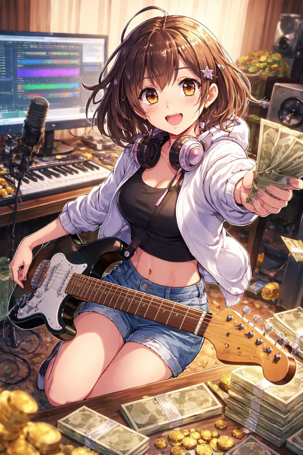 If possible, I’d like to make money with music