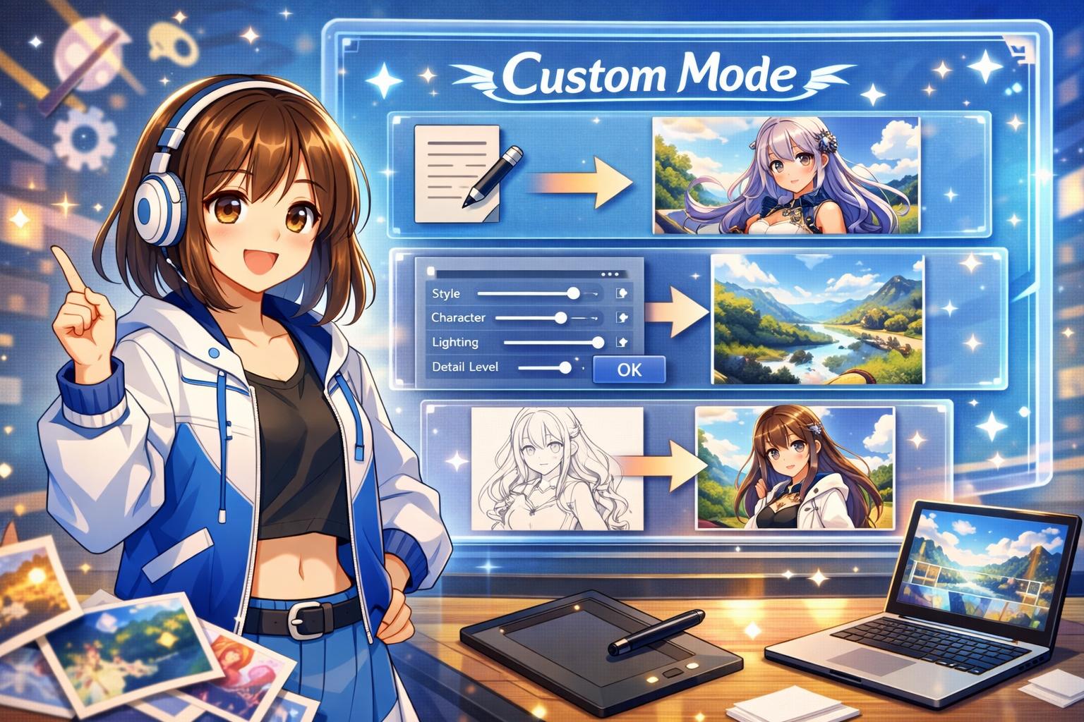 How to Use Custom Mode